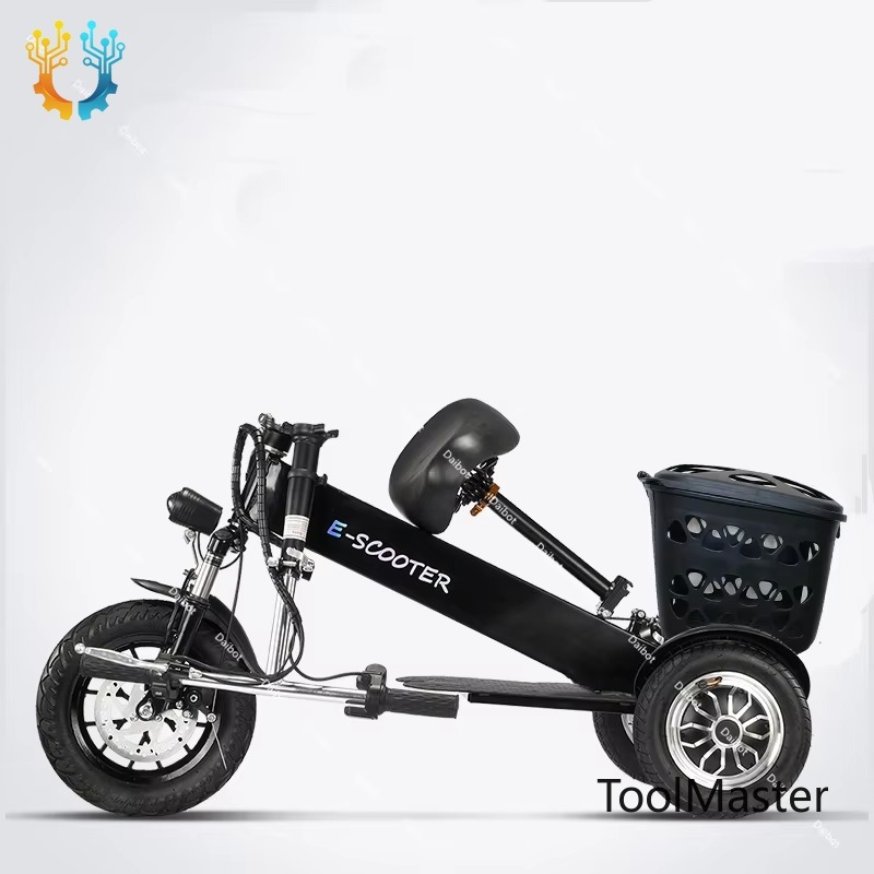 Folding Electric Scooter - 【2026】สกู๊ตเตอร์ไฟฟ้าพับได้ 3 ล้อ 2 ที่นั่ง กันน้ำ