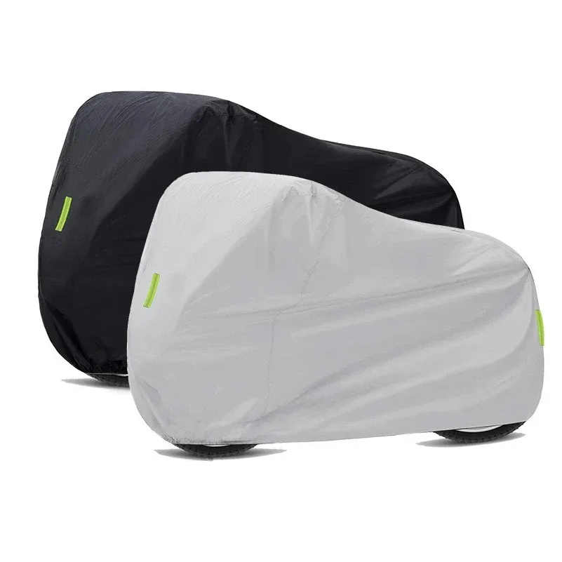 Electric Scooter Rain Cover - ผ้าคลุมรถจักรยานยนต์ M-3XL สำหรับใช้ภายในและภายนอกอาคาร ป้องกันรังสียูวี กันน้ำ กันฝุ่น
