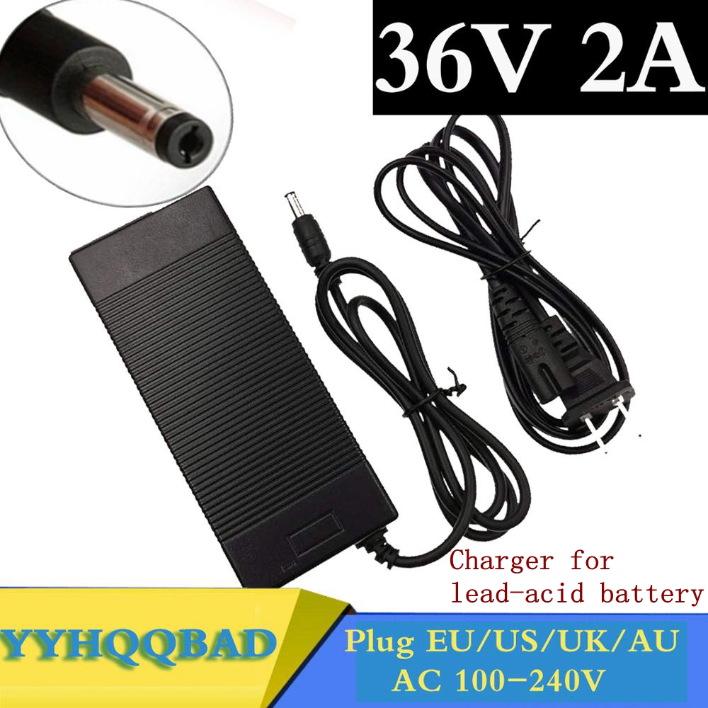 Electric Scooter Charger - เครื่องชาร์จแบตเตอรี่ตะกั่วกรด 36V 2A สำหรับสกู๊ตเตอร์ไฟฟ้า จักรยานไฟฟ้า รถเข็นไฟฟ้า