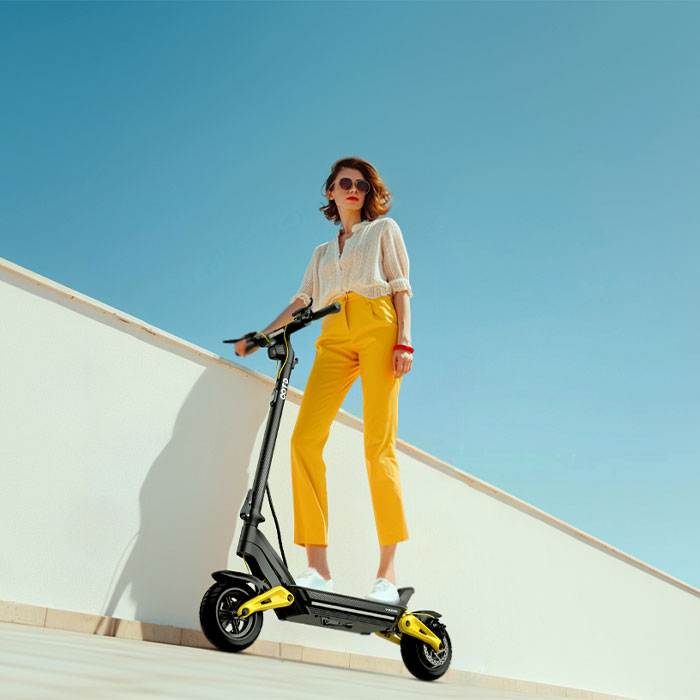 สกู๊ตเตอร์ไฟฟ้าแบบพับได้ EU St - Folding Electric Scooter บทวิจารณ์และราคา