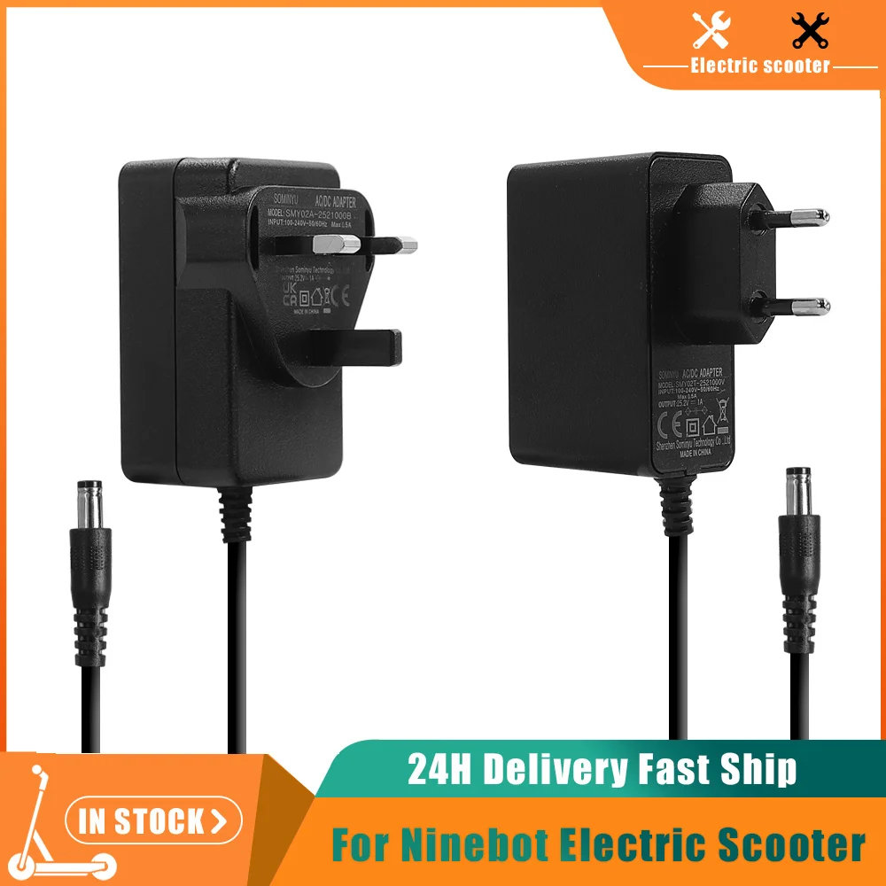 เครื่องชาร์จ 25.2V 1A สำหรับ N - Electric Scooter Charger บทวิจารณ์และราคา