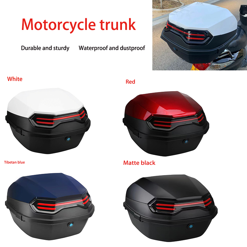 กล่องท้ายรถจักรยานยนต์รองเท้าส - Scooter Helmet Set บทวิจารณ์และราคา