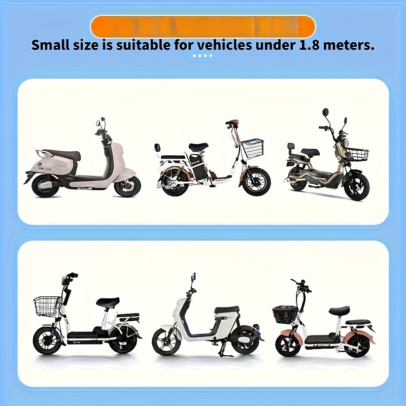ผ้าคลุมรถจักรยานยนต์ สกู๊ตเตอร - Electric Scooter Rain Cover บทวิจารณ์และราคา